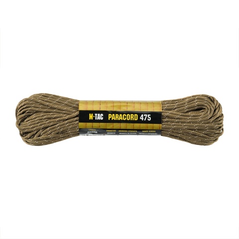M-TAC Paracord 475 30m Coyote Reflective