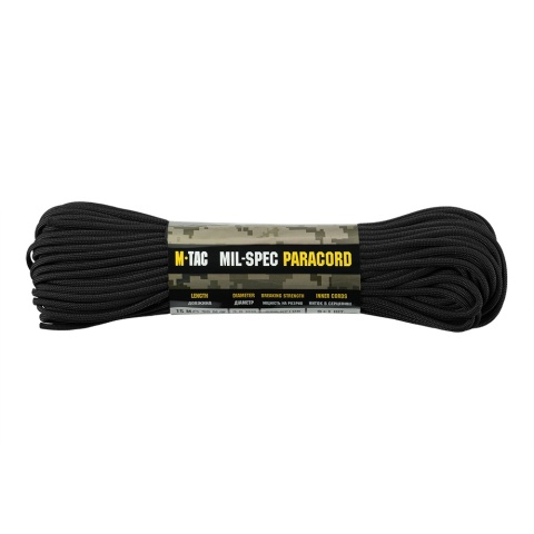 M-TAC Paracord 550 Mil-Spec 30m Black