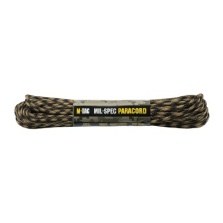 M-TAC Paracord 550 Mil-Spec 15m Black/Coyote
