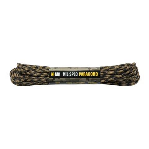 M-TAC Paracord 550 Mil-Spec 15m Black/Coyote