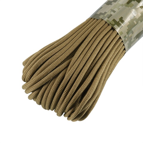 M-TAC Paracord 550 Mil-Spec 30m Black/Coyote