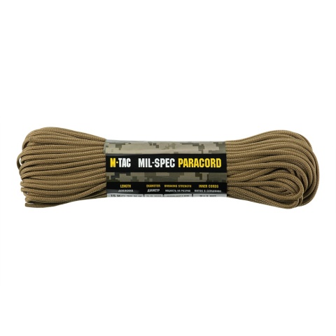 M-TAC Paracord 550 Mil-Spec 30m Black/Coyote
