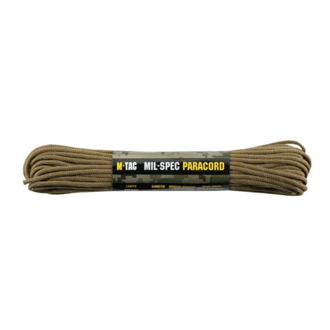 M-TAC Paracord 550 Mil-Spec 15m Coyote Reflective