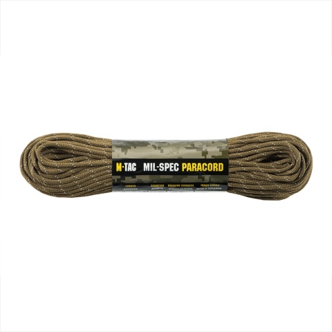 M-TAC Paracord 550 Mil-Spec 30m Coyote Reflective
