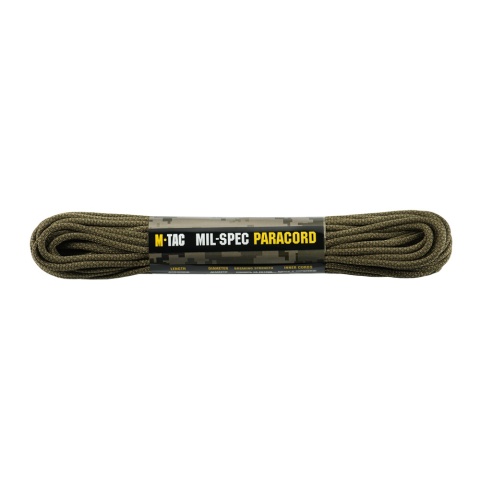 M-TAC Paracord 550 Mil-Spec 15m Coyote/Ranger Green Diamond