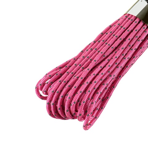 M-TAC Paracord Minicord 15m Reflective Neon Pink