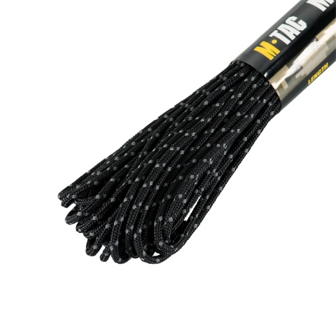 M-TAC Paracord Minicord Mil-Spec 15m Black Reflective
