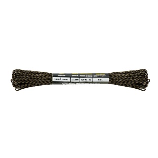 M-TAC Paracord Minicord Mil-Spec Black Coyote 15m