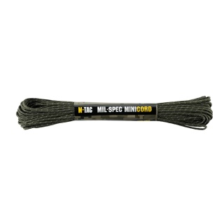 M-TAC Paracord Minicord Mil-Spec 15m Ranger Green Reflective