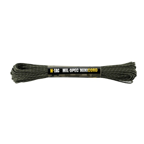 M-TAC Paracord Minicord Mil-Spec 15m Ranger Green Reflective