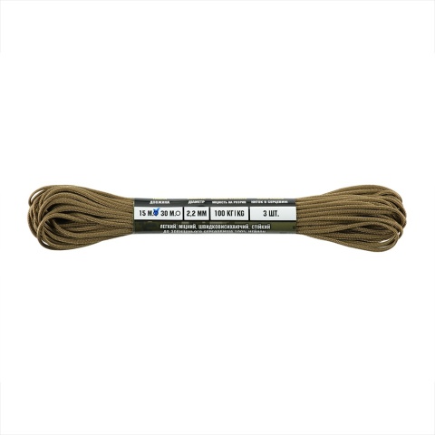 M-TAC Paracord Minicord Mil-Spec 15m Coyote