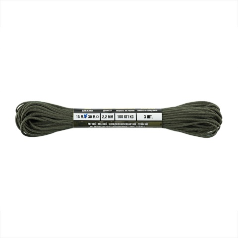 M-TAC Paracord Minicord Mil-Spec 15m Ranger Green