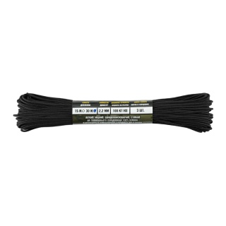 M-TAC Paracord Minicord Mil-Spec 30m Black
