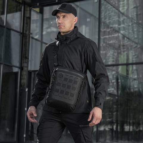 M-TAC Torba kieszeń pionowa Laser Cut Hex Black