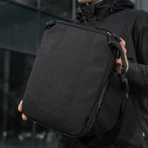 M-TAC Torba kieszeń pionowa Laser Cut Hex Black
