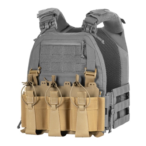 M-TAC Przedni panel na kamizelkę taktyczną Cuirass QRS na 3 magazynki Coyote
