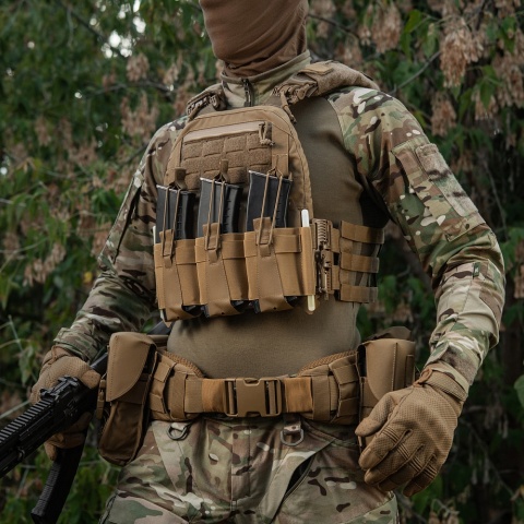 M-TAC Przedni panel na kamizelkę taktyczną Cuirass QRS na 3 magazynki Coyote