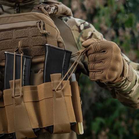 M-TAC Przedni panel na kamizelkę taktyczną Cuirass QRS na 3 magazynki Coyote