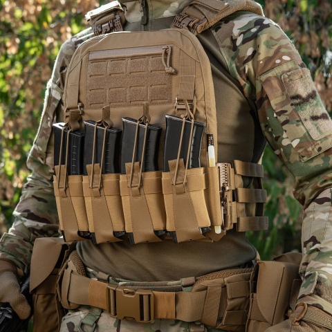M-TAC Przedni panel XL na kamizelkę taktyczną Cuirass QRS na magazynki Coyote