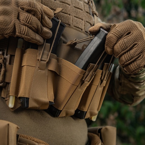 M-TAC Przedni panel na kamizelkę taktyczną Cuirass QRS na 3 magazynki Coyote