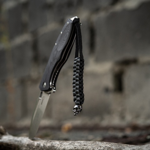 M-TAC Zawieszka Cuboid Skull Black Grey