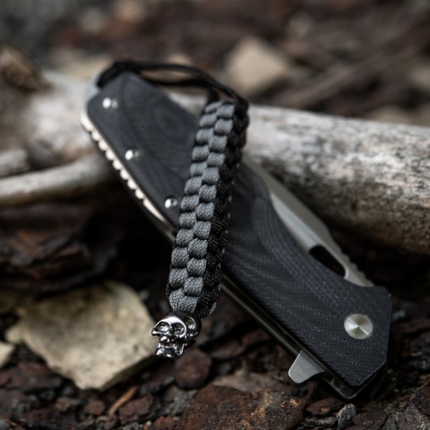 M-TAC Zawieszka Cuboid Skull Black Grey