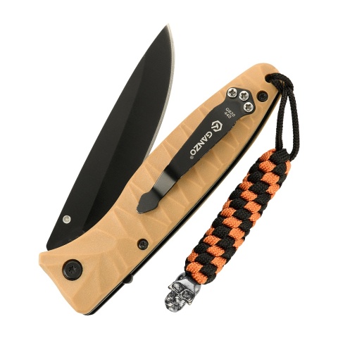 M-TAC Zawieszka Helix Skull Black Orange