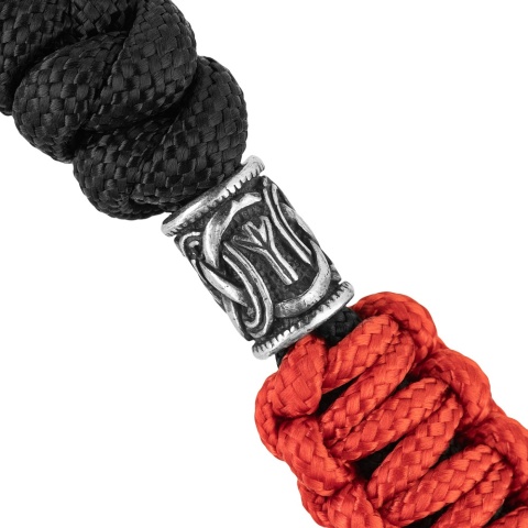 M-TAC Zawieszka Loopy Snake Scandinavian Silver Black Red