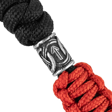 M-TAC Zawieszka Loopy Snake Scandinavian Silver Black Red