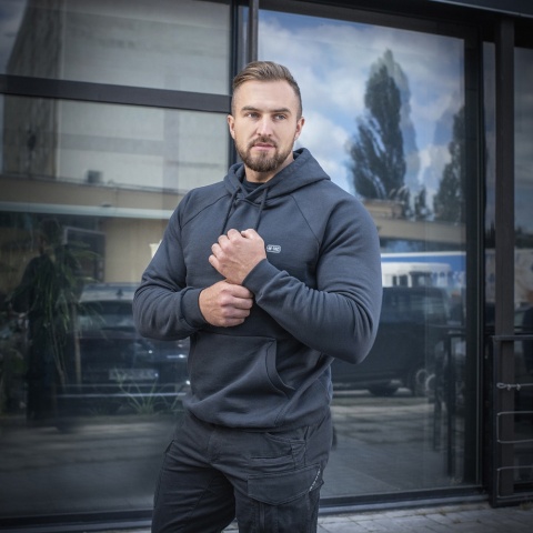 M-TAC Bluza Hoodie Cotton Raglan Dark Navy Blue
