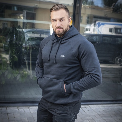 M-TAC Bluza Hoodie Cotton Raglan Dark Navy Blue