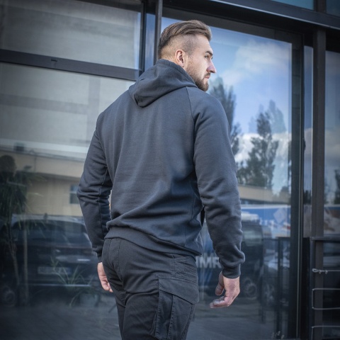 M-TAC Bluza Hoodie Cotton Raglan Dark Navy Blue