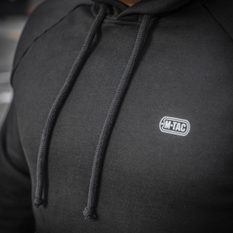 M-TAC Bluza Hoodie Cotton Raglan Hard Black
