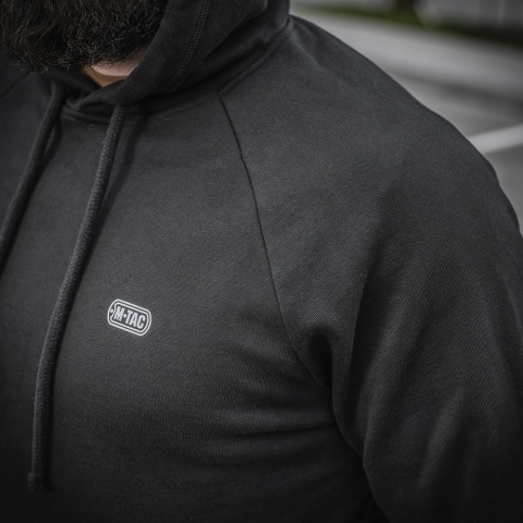 M-TAC Bluza Hoodie Cotton Raglan Hard Black