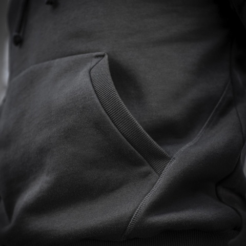 M-TAC Bluza Hoodie Cotton Raglan Hard Black