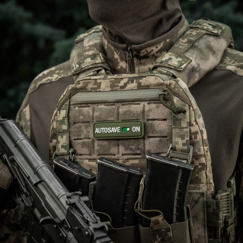 M-TAC Naszywka na rzep Autosave PVC Olive