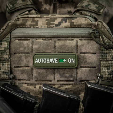 M-TAC Naszywka na rzep Autosave PVC Olive