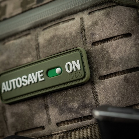M-TAC Naszywka na rzep Autosave PVC Olive