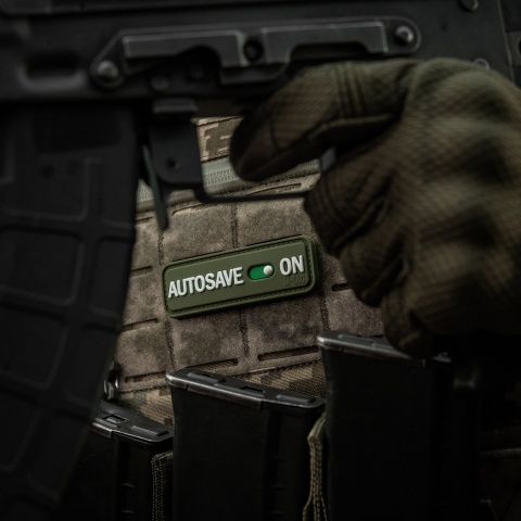M-TAC Naszywka na rzep Autosave PVC Olive