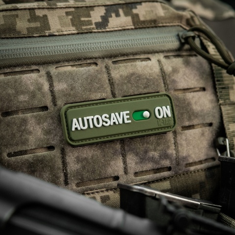 M-TAC Naszywka na rzep Autosave PVC Olive