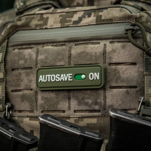 M-TAC Naszywka na rzep Autosave PVC Olive