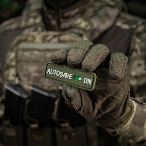 M-TAC Naszywka na rzep Autosave PVC Olive