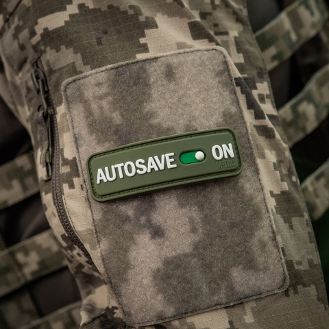 M-TAC Naszywka na rzep Autosave PVC Olive