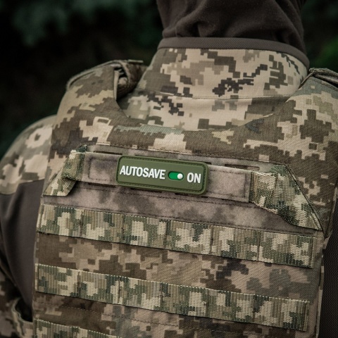 M-TAC Naszywka na rzep Autosave PVC Olive