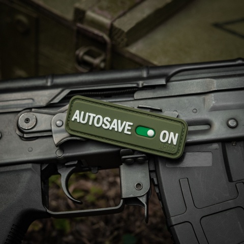 M-TAC Naszywka na rzep Autosave PVC Olive