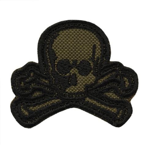 M-TAC Naszywka na rzep Old Skull Olive