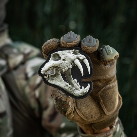 M-TAC Naszywka na rzep Old Tiger Full Color White