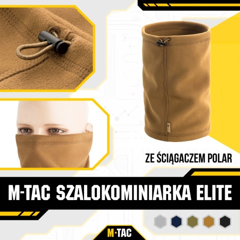 M-TAC Szalokominiarka Elite ze ściągaczem Polar 270 g/m2 Coyote Brown L/XL