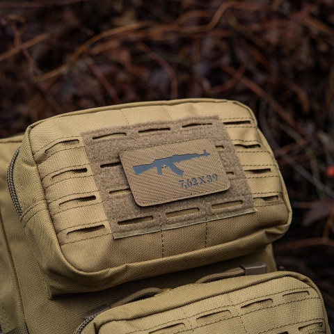 M-TAC Naszywka na rzep AKM 7.62×39 Laser Cut Coyote/Black