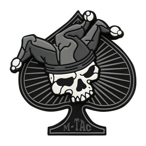 M-TAC Naszywka na rzep Ace of Spades 3D PVC Black/White